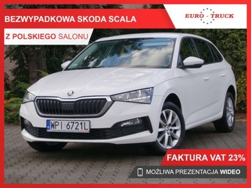 Skoda Scala Hatchback 1.6 TDI 115KM 2020 Skoda Scala 1.6TDI LED,CarPlay,2str.klima, czujniki park,salonPL, bezwypad