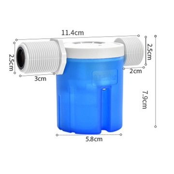 Kontrola wody Pływak Wlot wody 3/4 cala z boku wody