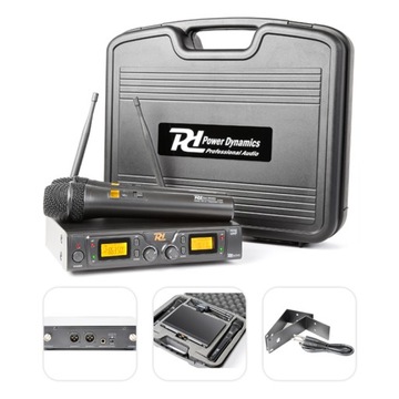 Bezprzewodowy zestaw mikrofonowy PD782 UHF + CASE