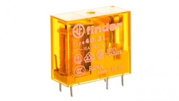 Миниатюрное реле 1П 10А 24В AC AgNi