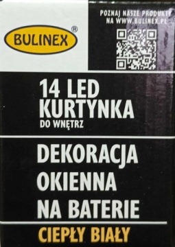 Светодиодная световая завеса на батарейках, оконный светильник длиной 1 м
