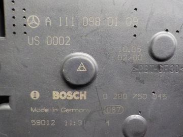 MERCEDES C200 2.0 W203 ДРОССЕЛЬ A1110980109