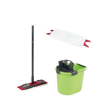 Mop płaski Vileda Ultramat Colors z wiadrem |NOWY|