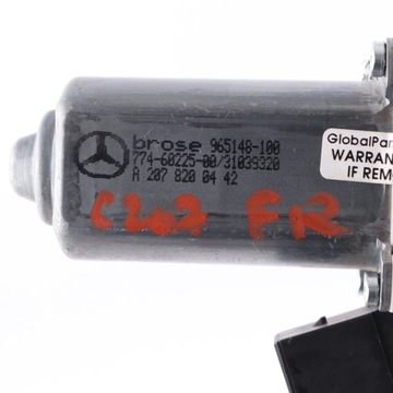 MERCEDES W207 C207 MOTOREK ZVEDAČ OKNO PRAVÝ PŘEDNÍ A2078200442