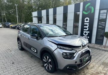 Citroen C3 III Hatchback Facelifting 1.2 PureTech 83KM 2022 Citroen C3 1.2B 83KM 2022r. Salon Polska F-Vat 23 1.2 Benzyna 83KM