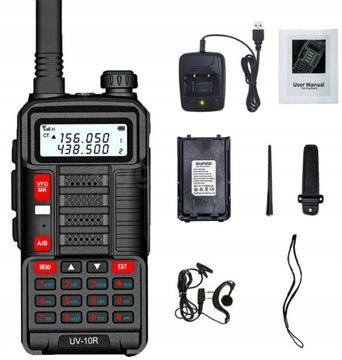 Рация Baofeng BF-UV10R Рация дальнего действия 3-5 км 8 Вт