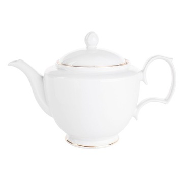 Imbryk dzbanek czajniczek duży porcelana MariaPaula Złota Linia 1200 ml
