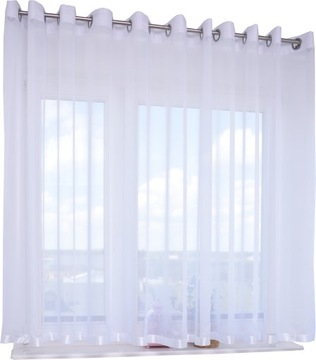 FIRANA GOTOWA DŁUGA PRZELOTKI 500x230 cm woalowa gładka