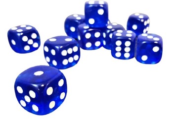 КОСТИ D6 1,8 СМ RPG ГЛУБОКИЕ ШЕСТИГРАННЫЕ КОСТИ