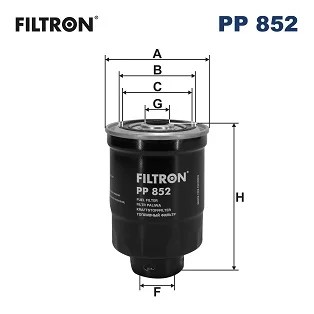 FILTR PALIVA - FILTRON PP852