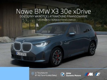 BMW X3 G45 SUV Plug-In 2.0 30e 299KM 2025 BMW X3 30e xDrive 299 KM PHEV - Pakiet M Pro - HarmanKardon - Hak Holownic
