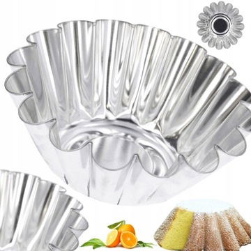 FORMA DO BABKI blacha karbowana 16 cm uniwersalna do pieczenia ciasta