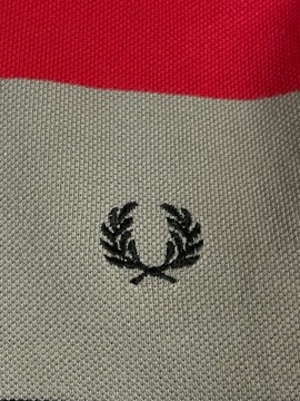 Fred Perry Polo Męskie Dziecięce Paski Logo Unikat Klasyk L 14Y 15Y