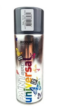 FARBA EMALIA SPRAY SZARY ANTRACYT POŁYSK RAL 7016