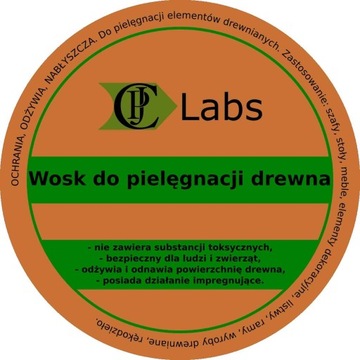 Wosk do pielęgnacji drewna - PJCLabs - 60ml