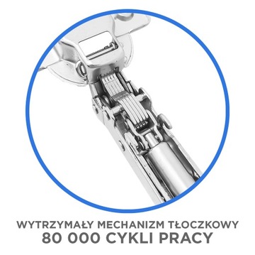 МЕБЕЛЬНЫЕ ПЕТЛИ НАХОДНЫЕ GTV SILENT CLOSE КОМПЛЕКТ 2 шт.