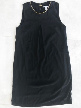 Sukienka mała czarna midi 36 S