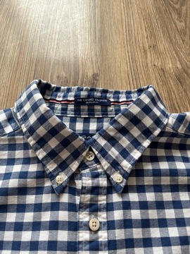 GANT THE OXFORD GINGHAM REGULAR FIT MĘSKA KOSZULA KRÓTKI RĘKAW R. XL 43/44