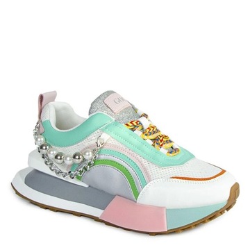 GOE NN2N4048 SNEAKERSY DAMSKIE MULTIKOLOR Z OZDOBĄ 39