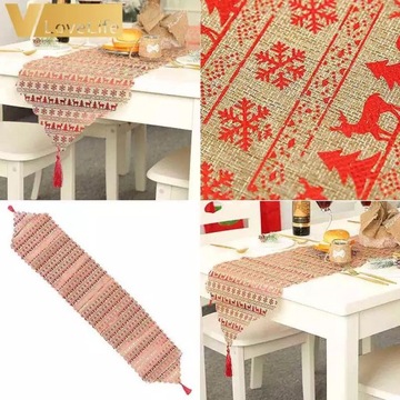 Дорожка для РОЖДЕСТВЕНСКОГО СТОЛА, ДЖУТОВАЯ СКАТЕРТЬ