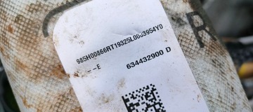 ULOŽENÍ VZDUCHOVÁ RENAULT OE 634432900D EVROPA ORIGINÁLNÍ