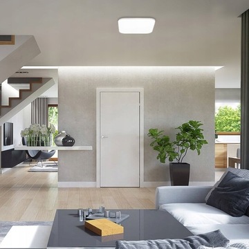 LAMPA DO ŁAZIENKI PLAFON ŁAZIENKOWY LED 24W LAMPA SUFITOWA DEKORACYJNA IP44