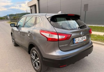 Nissan Qashqai II Crossover 1.5 dCi 110KM 2014 Nissan Qashqai TeKnA 1.5dCi 110ps 6biegow BezwyPadKowy KamERA SerwiSOWany, zdjęcie 5