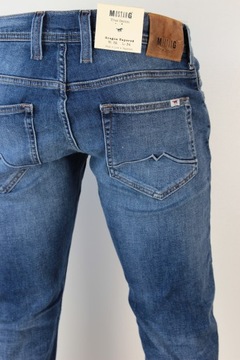 MUSTANG OREGON TAPERED SLIM SPODNIE JEANS _ W30 L34