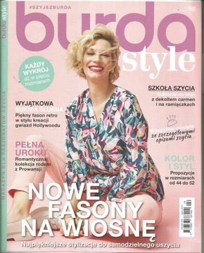 4/2022 BURDA style + wykroje