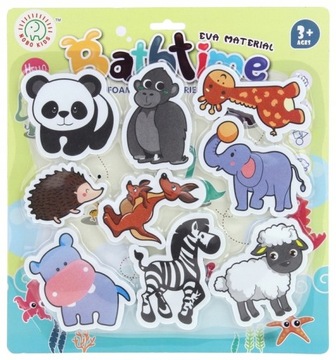 ZABAWKA DO KĄPIELI WANNY PIANKOWE ZWIERZĄTKA ZOO