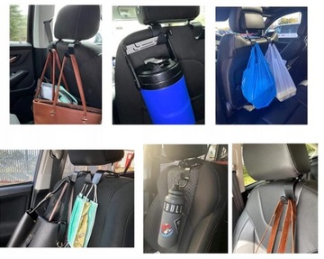 4 шт. КРЮЧОК ДЛЯ ПОКУПОК НА ПОДГОЛОВНИКЕ АВТОМОБИЛЯ