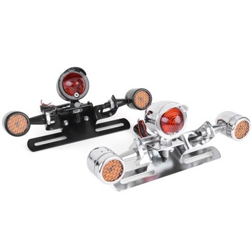 ПОВОРОТНИКИ С ЗАДНИМ ФОНАРЕМ BOBBER CUSTOM CHROME