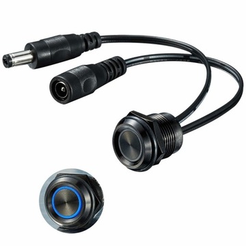 WŁĄCZNIK DOTYKOWY STEROWNIK LED + ŚCIAMNIACZ 12V 24V 6A - CZARNY