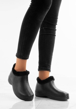 6007 ЧЕРНЫЕ ИЗОЛЯЦИОННЫЕ КЛОГИ ВЕЛЛИНГТОНЫ КРОШ 40