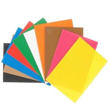 Karton falisty Tymos mix kolor 250x353 10szt
