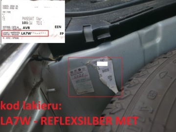 ЗАДНИЙ КАПОТ ЗАДНЕЕ ОКНО LA7W VW PASSAT B5 FL COMBI