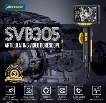 Камера для эндоскопического осмотра 210° AUTOOL SVB305 LCD