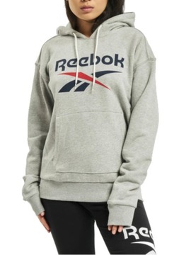 BLUZA szara REEBOK z kapturem GL2553 bawełniana XS