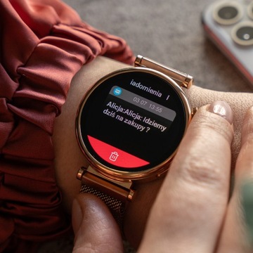 SMARTWATCH ZEGAREK DLA DZIEWCZYNKI PREZENT NA PIERWSZĄ KOMUNIE ŚWIĘTĄ