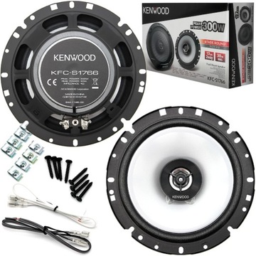 GŁOŚNIKI SAMOCHODOWE KENWOOD KFC-S1766 165MM 16,5CM DO VW VAG GOLF 4 IV 5 V