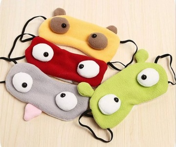 МАСКА ДЛЯ СНА ДЛЯ ГЛАЗ РАССЛАБЛЕНИЕ ГЛАЗ Oldman misiek zezik красная