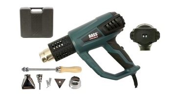 ЭЛЕКТРИЧЕСКАЯ ТЕПЛОВАЯ ПИСТОЛЕТКА BASS ПОЛЬША 2000 ВТ, 3-ШЕСТЕРНЕВАЯ РЕГ.