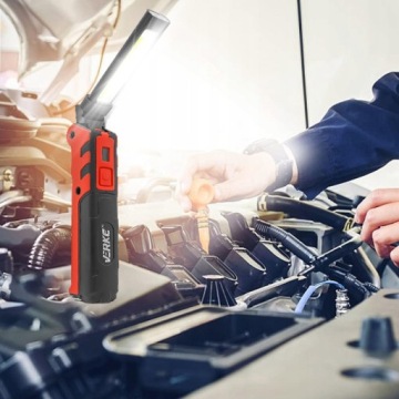 COB СВЕТОДИОДНАЯ ЛАМПА ДЛЯ МАСТЕРСКОЙ АККУМУЛЯТОРНЫЙ ФАКАР С МАГНИТНЫМ КРЮКОМ USB