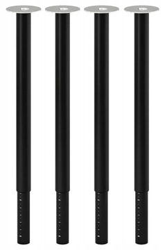 IKEA OLOV noga regulowana do blatu 60-90cm czarna
