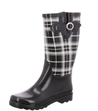 BECK KALOSZE W KRATKĘ DAMSKIE WYSOKIE 38 1ŻCA