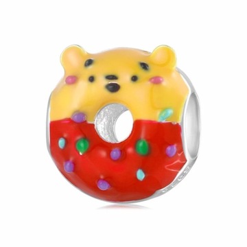 Charms SŁODKI DONUT KUBUŚ PUCHATEK zawieszka S925