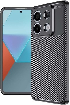 Чехол для Xiaomi Redmi Note 13 PRO 5G + ARMOR GLASS ULTIMATE CARBON CASE