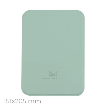 Удобное складное косметическое зеркало в футляре | XS ЧЕРНЫЙ