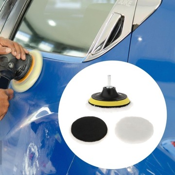 Набор полировальных подушечек для автомобилей, полировальные подушечки для мотоциклов, 4 дюйма