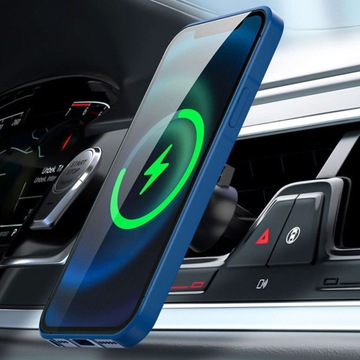 АВТОМОБИЛЬНЫЙ ДЕРЖАТЕЛЬ MAG SAFE ИНДУКТИВНОЕ ЗАРЯДНОЕ УСТРОЙСТВО 15 ВТ ДЛЯ IPHONE 12 13 14 15